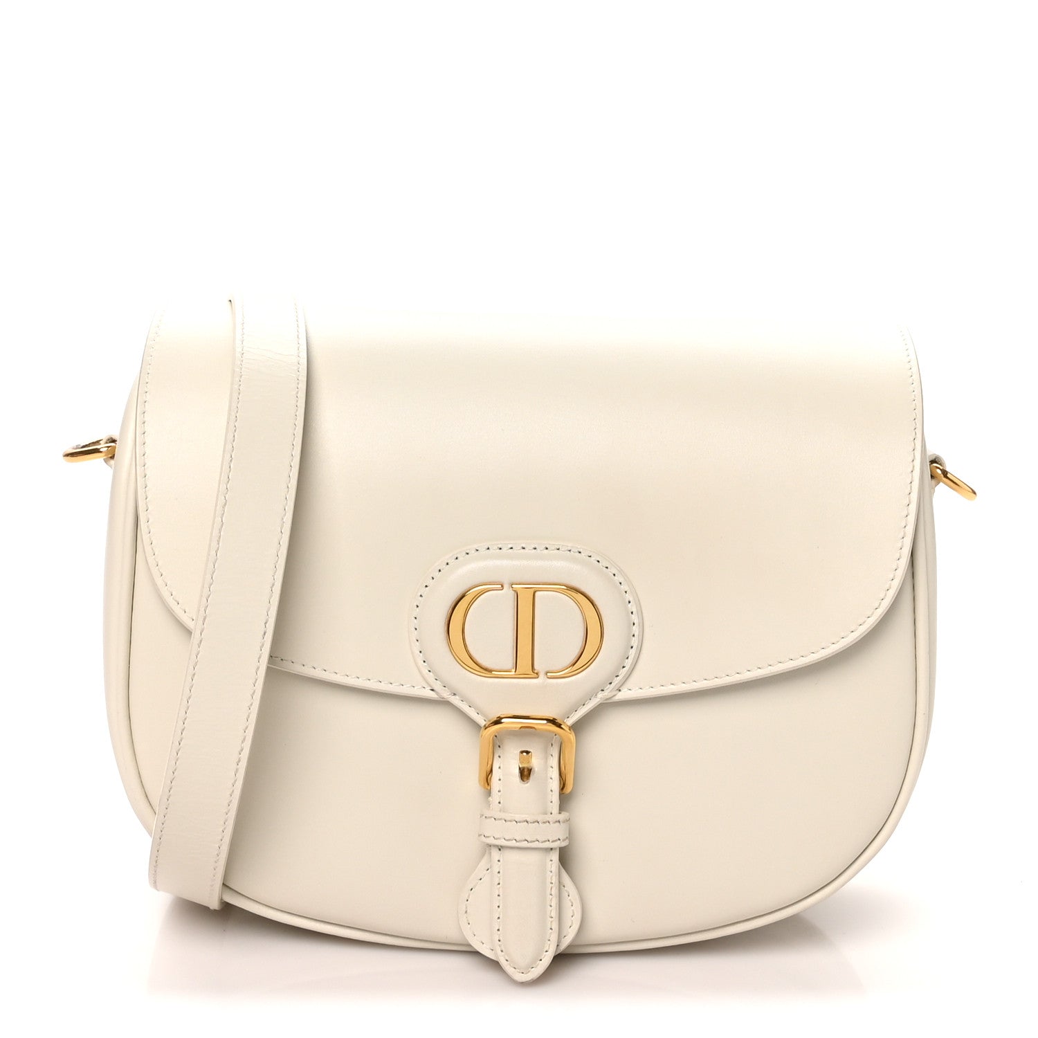 Dior Box Calfskin Medium Bobby Flap Latte
