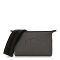 Hermès Togo Videpoches Etain Black Ebene