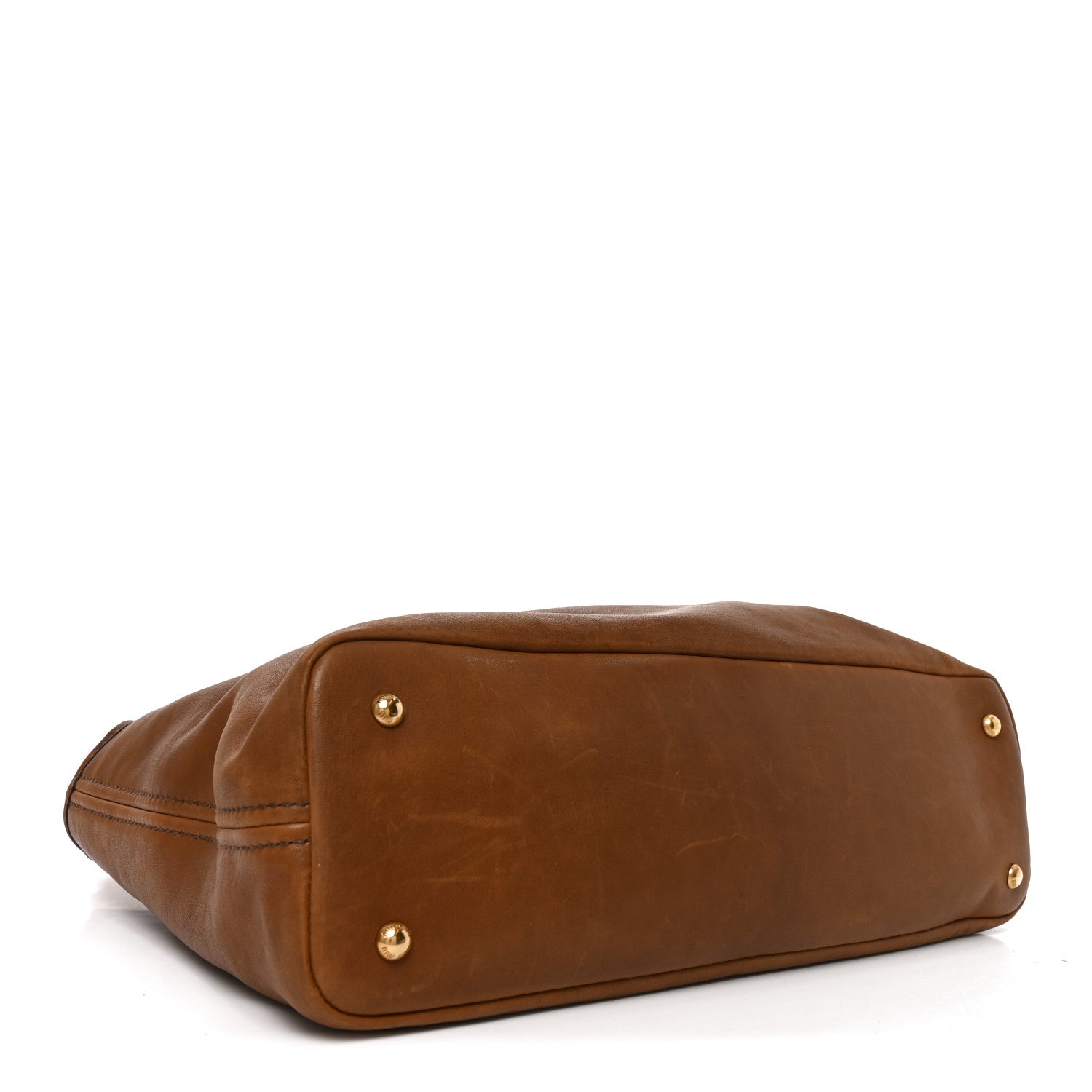 Miu Miu Nappa Medium Aventure Bag Rovere