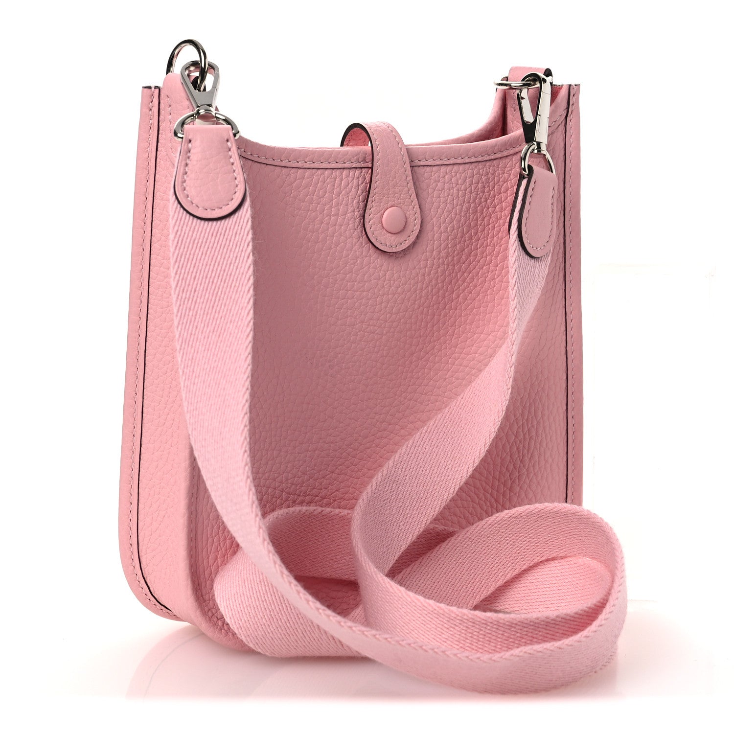 Hermès Taurillon Clemence Evelyne TPM Rose Sakura