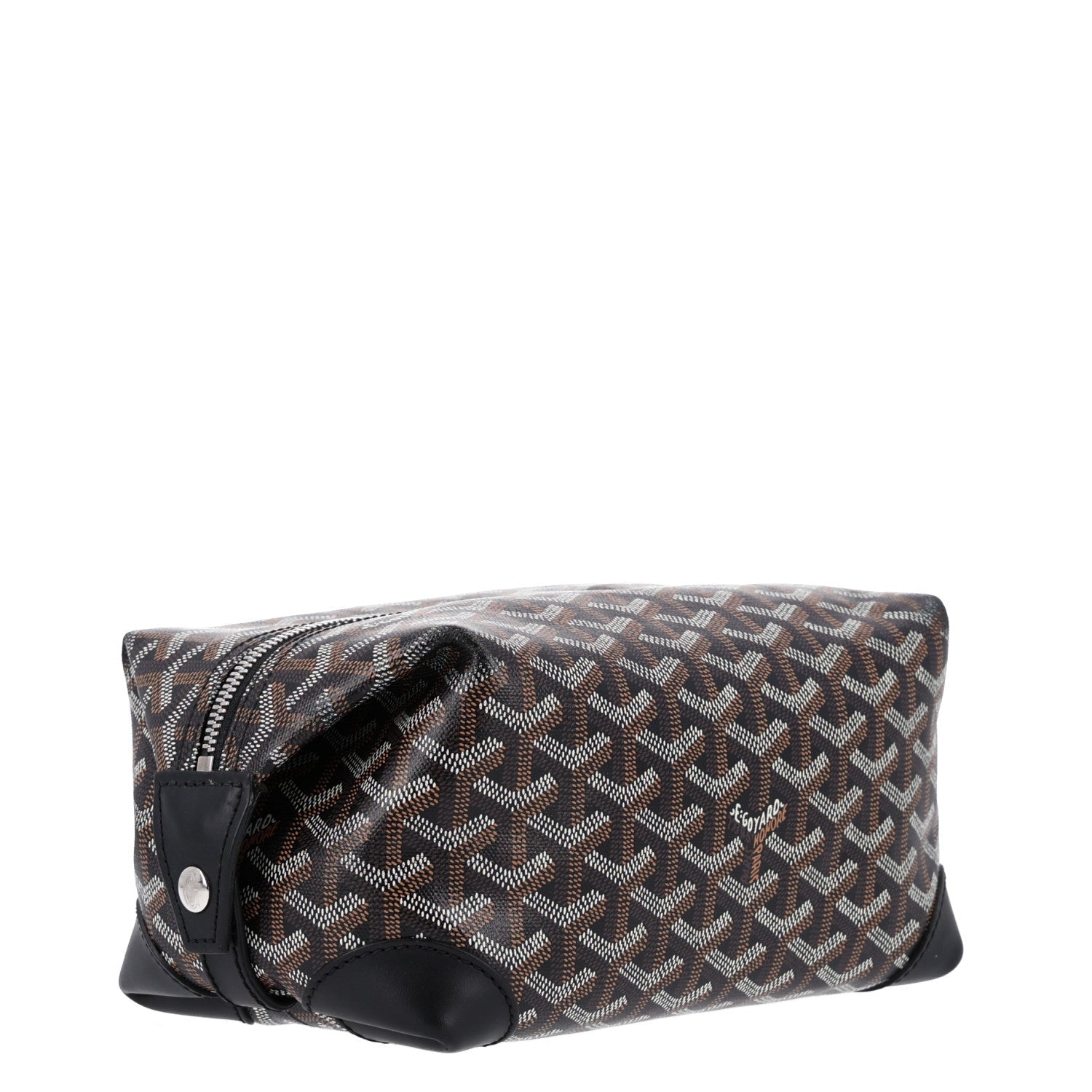 Goyard Goyardine Boeing 25 Trousse de Toilette Black