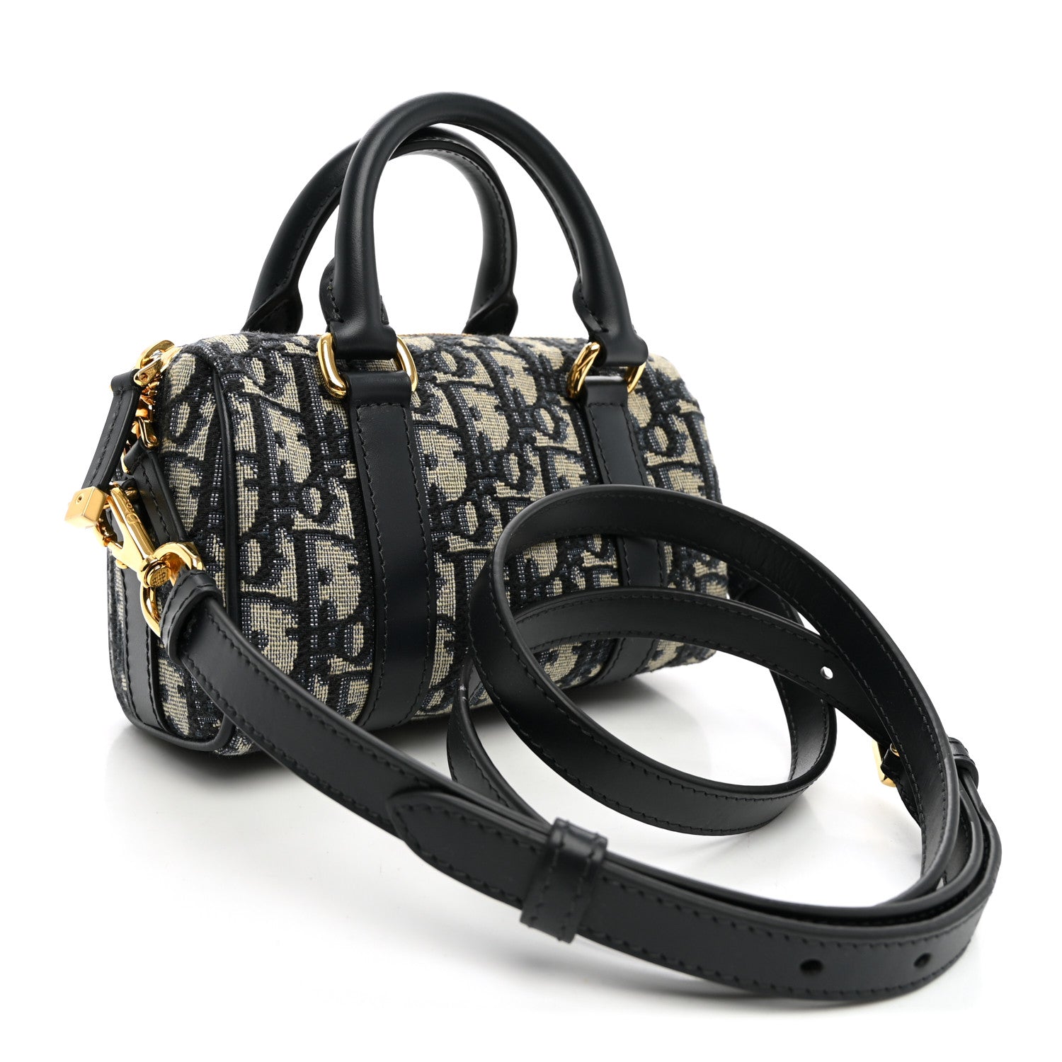 Dior Oblique Nano Groove 17 Bag Blue