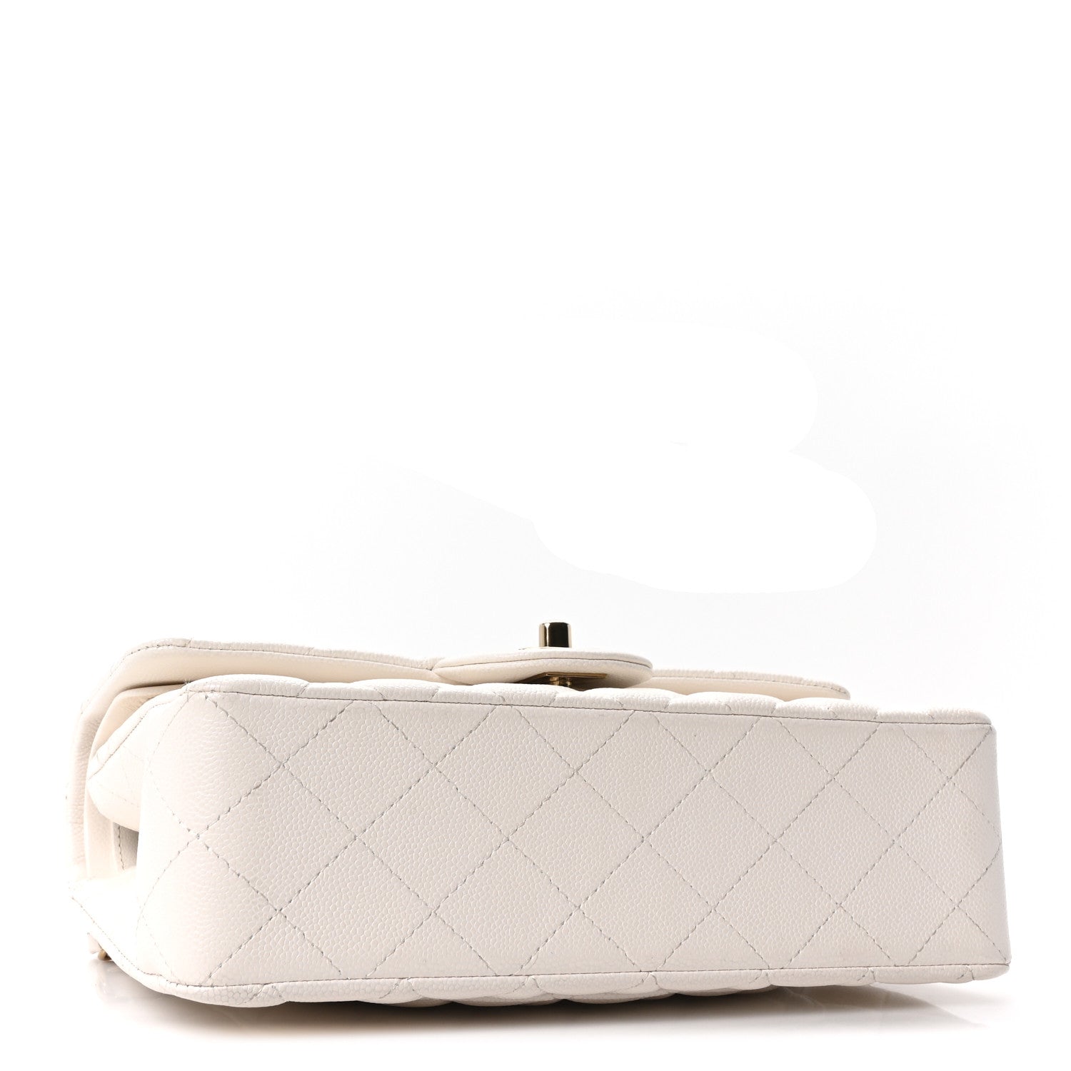 Chanel Caviar Quilted Small Double Flap White