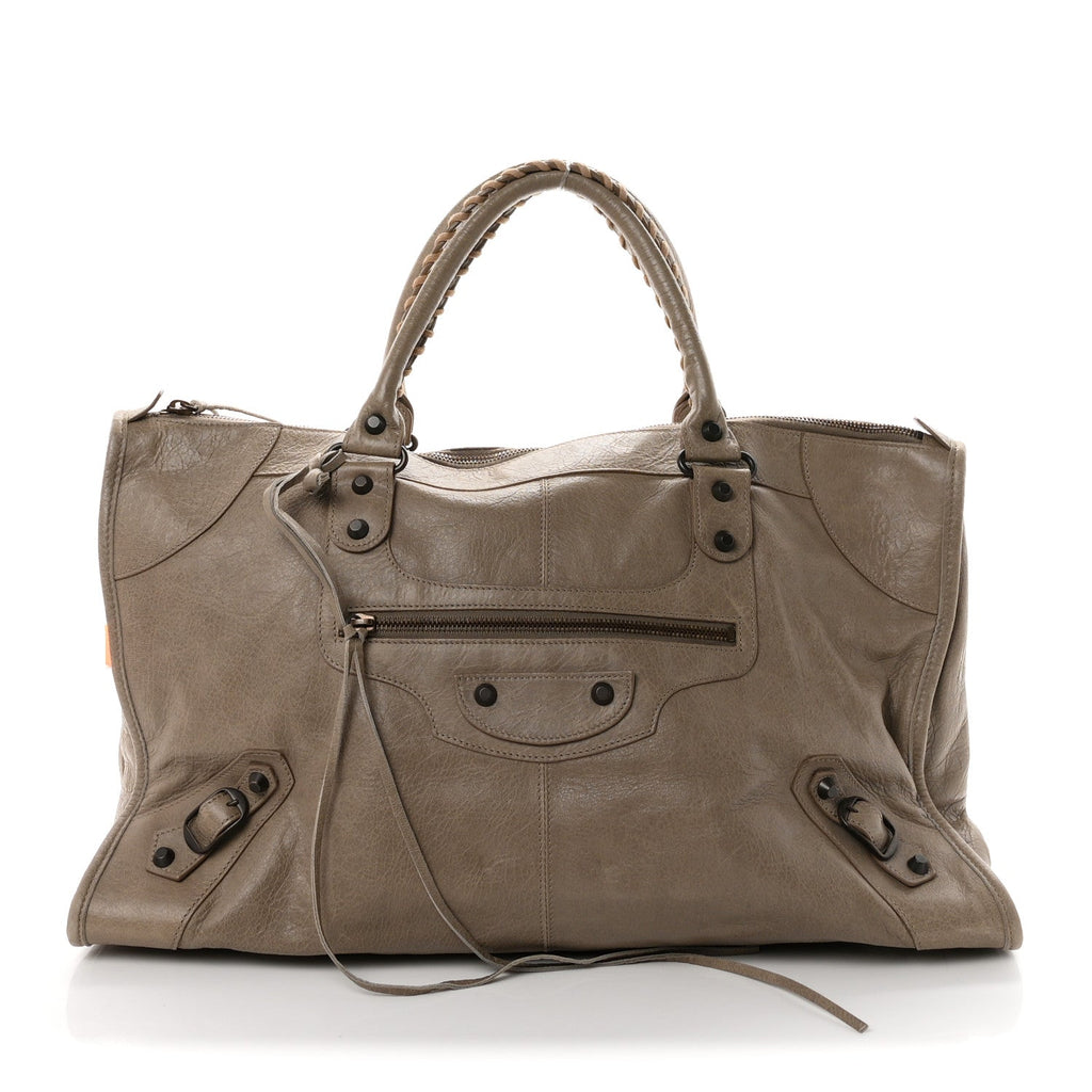 Balenciaga Agneau Classic Hardware Work Papyrus