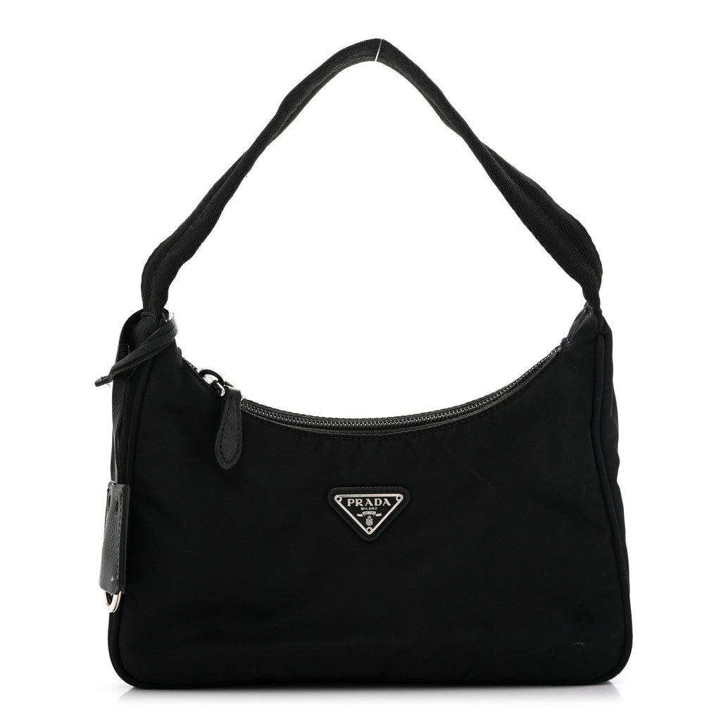 Prada Tessuto Nylon Mini Re-Edition 2000 Bag Black