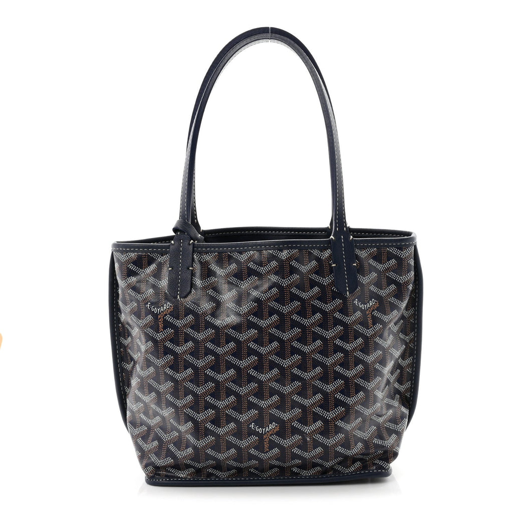 Goyard Goyardine Reversible Mini Anjou Navy