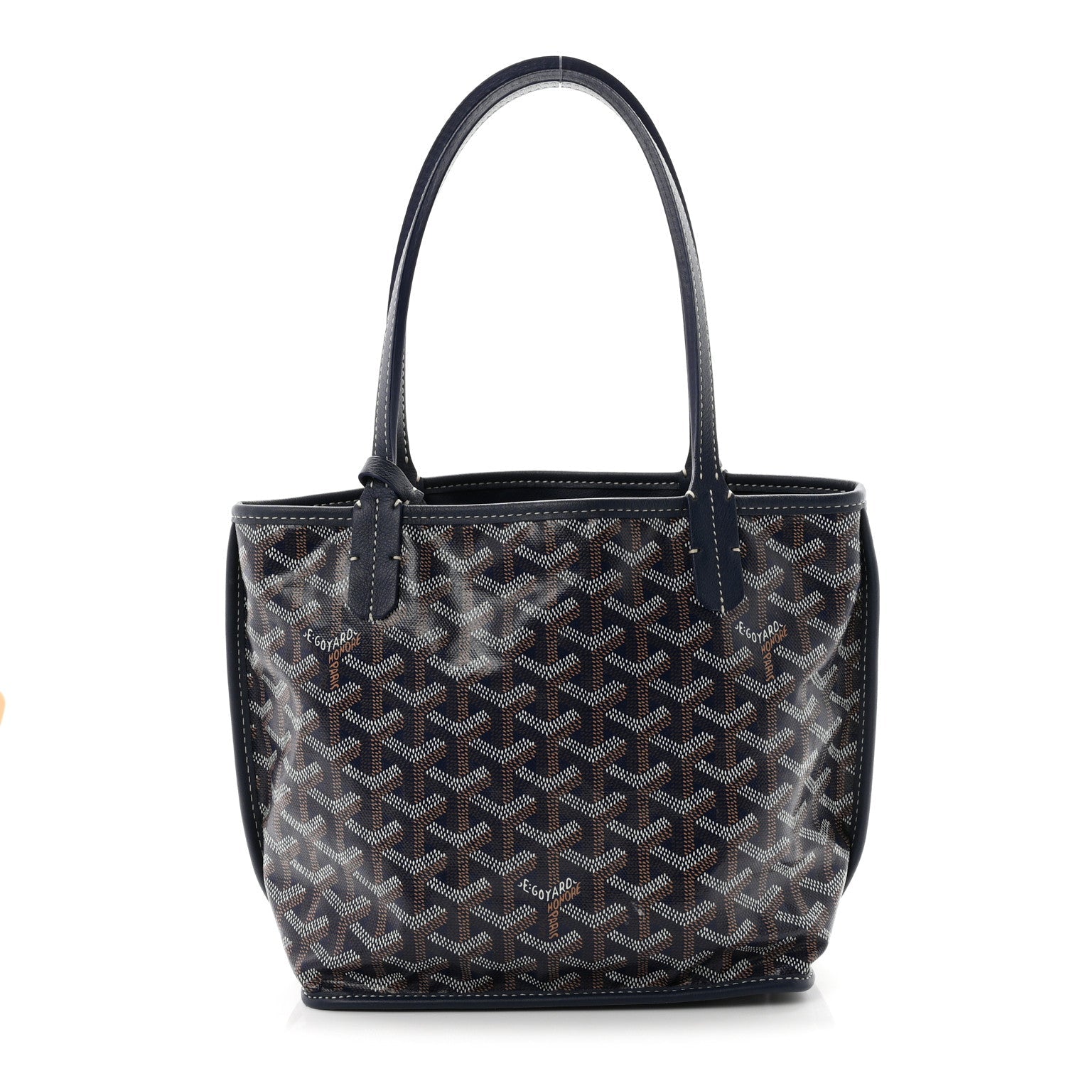 Goyard Goyardine Reversible Mini Anjou Navy
