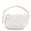 Dior Lambskin Cannage Small Dior Vibe Hobo Bag Latte