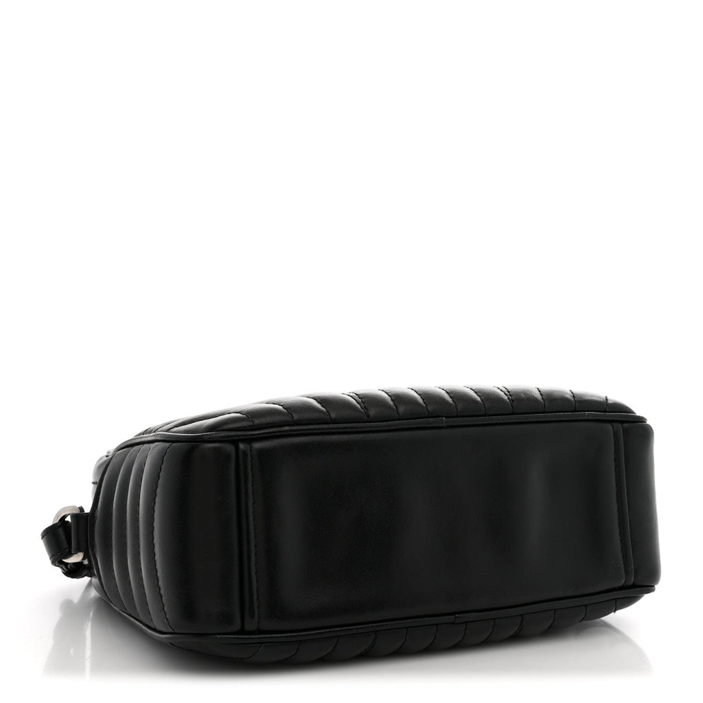Prada Soft Calfskin Diagramme Camera Bag Black