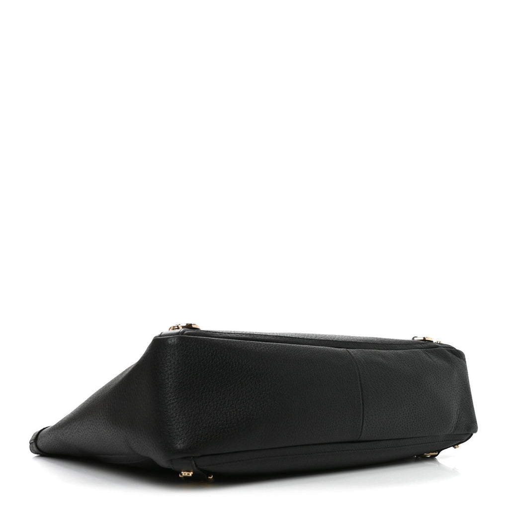 Gucci Calfskin Large Abbey Tote Black