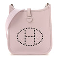 Hermès Taurillon Clemence Evelyne TPM Mauve Pale