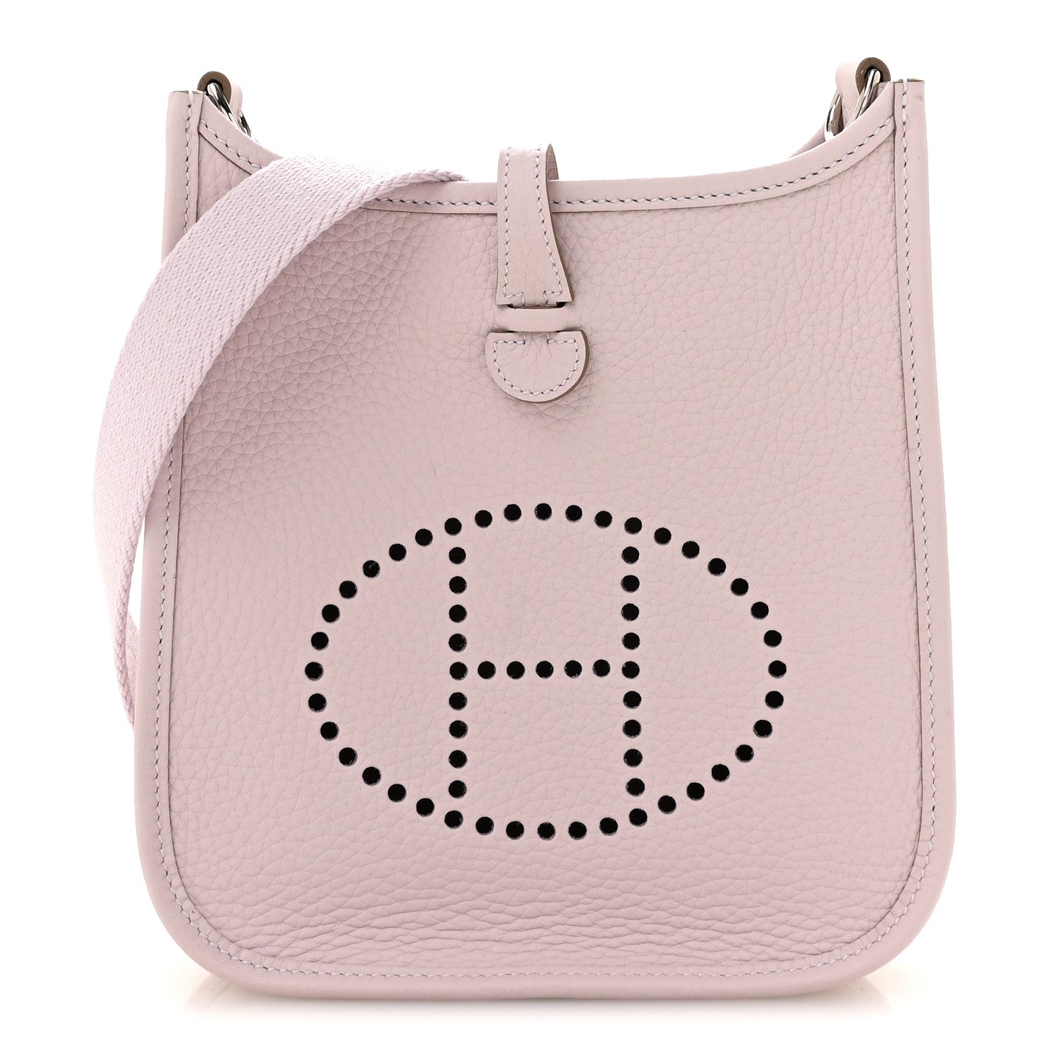 Hermès Taurillon Clemence Evelyne TPM Mauve Pale