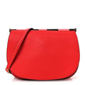 Hermès Taurillon Clemence Chevre Mysore Saut 25 Rouge De Coeur Rose Azalee Rouge Sellier