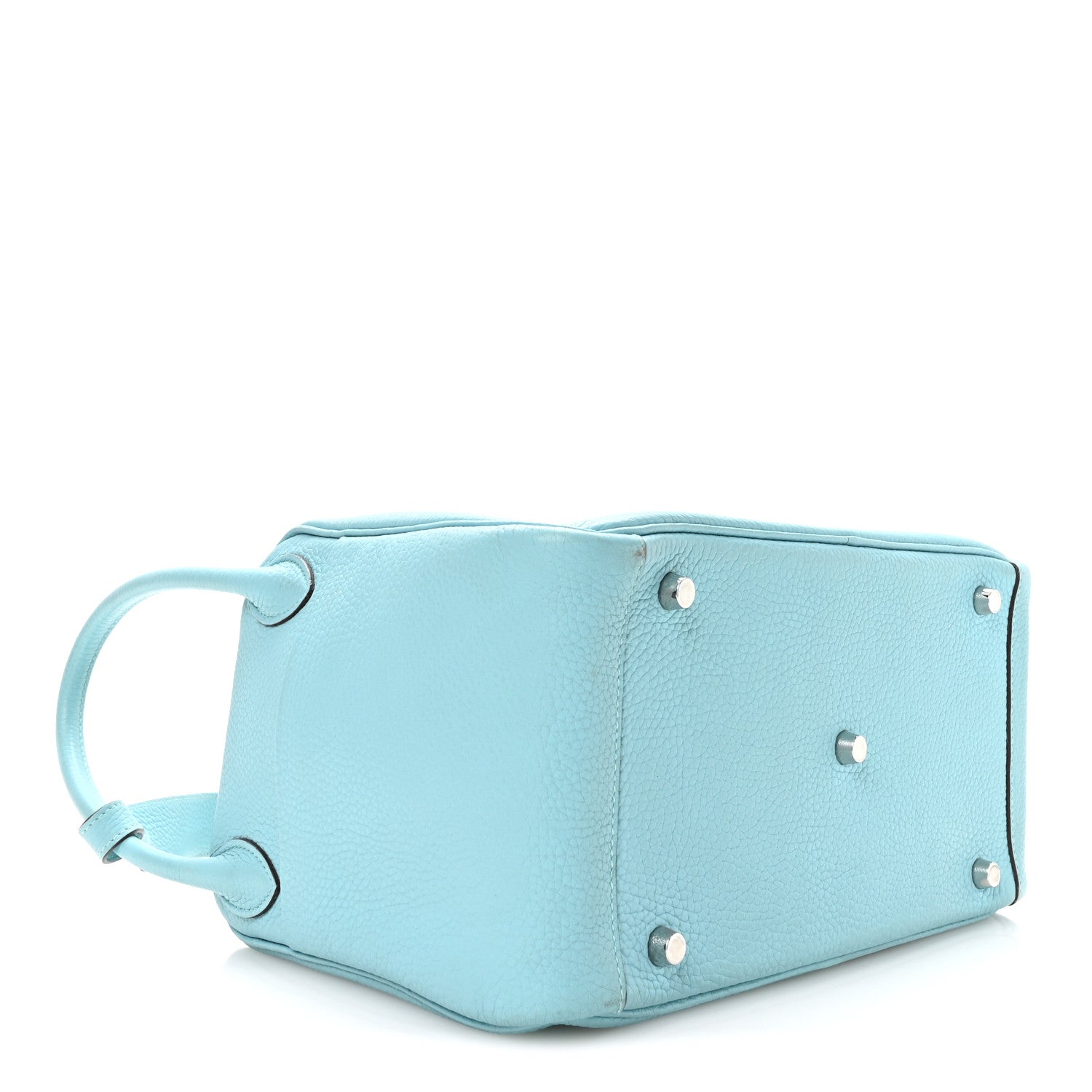 Hermès Taurillon Clemence Lindy 30 Bleu Atoll