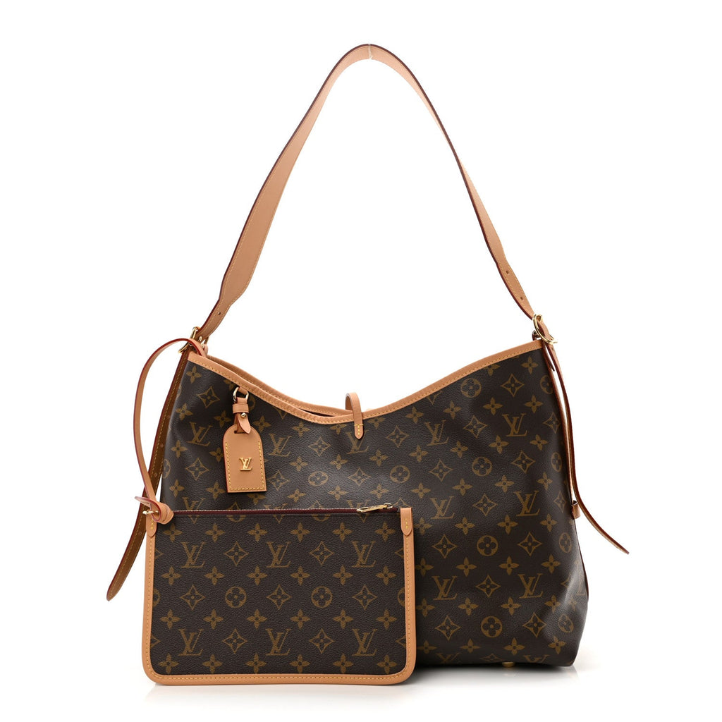 3/4 front view - Louis Vuitton Monogram CarryAll MM