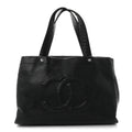 Chanel Caviar Executive Cerf Shopper Tote Black