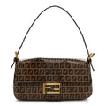 Fendi Vinyl Zucchino Baguette Tobacco