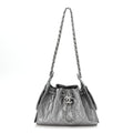 Chanel Metallic Caviar Quilted Mini Chanel 25 Handbag Anthracite