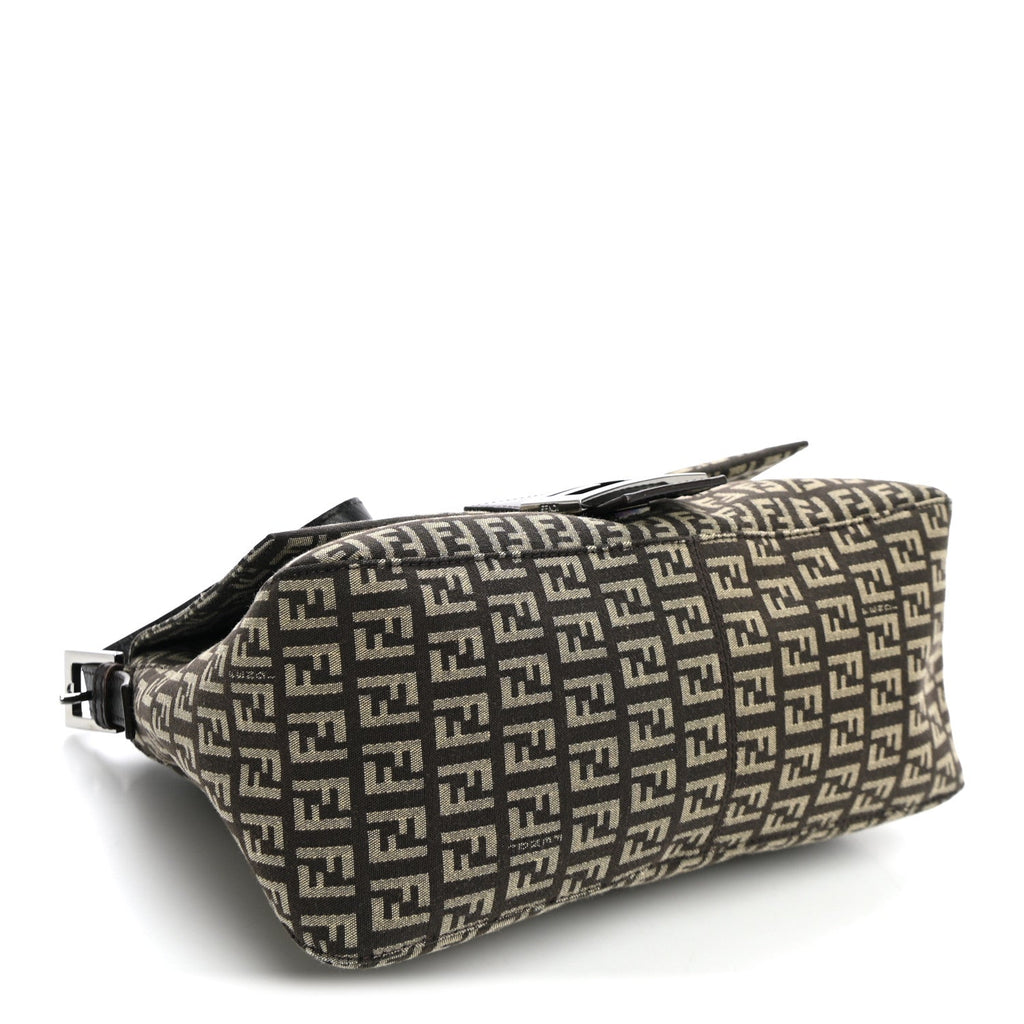 Fendi Zucchino Mama Baguette Brown