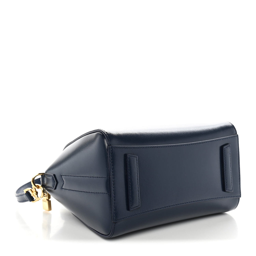 Givenchy Shiny Lord Calfskin Mini Antigona Navy