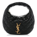 Saint Laurent Lambskin Quilted Icarino Bag Black