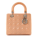 Dior Patent Cannage Medium Lady Dior Rose Clair