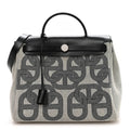 Hermès Vache Hunter Toile Chaine D'Ancre Herbag Zip Retourne 31 PM Ecru Black