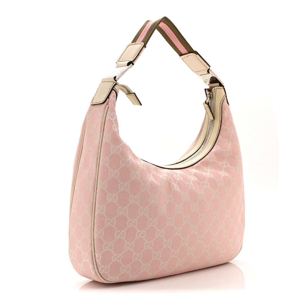 Gucci Monogram Medium Pop Hobo Pink