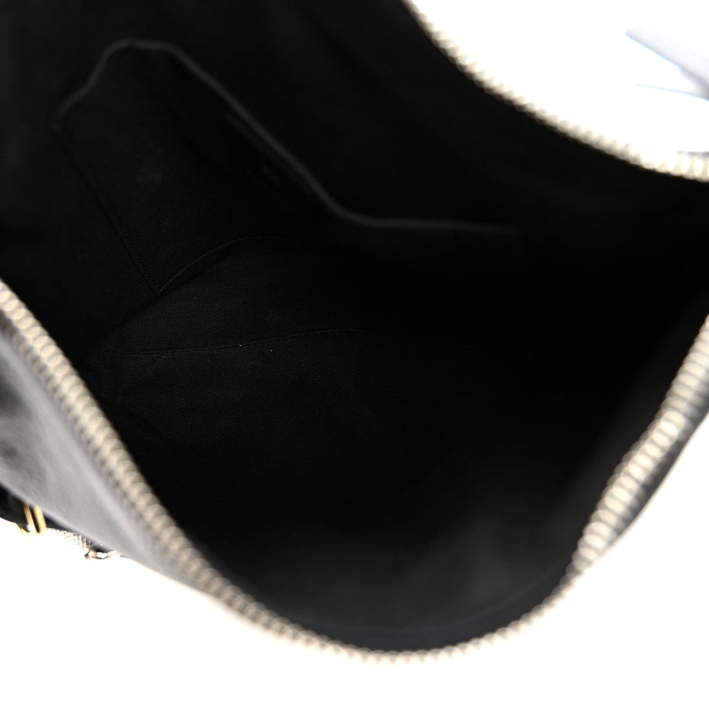 Givenchy Crinkled Calfskin Small Voyou Bag Black