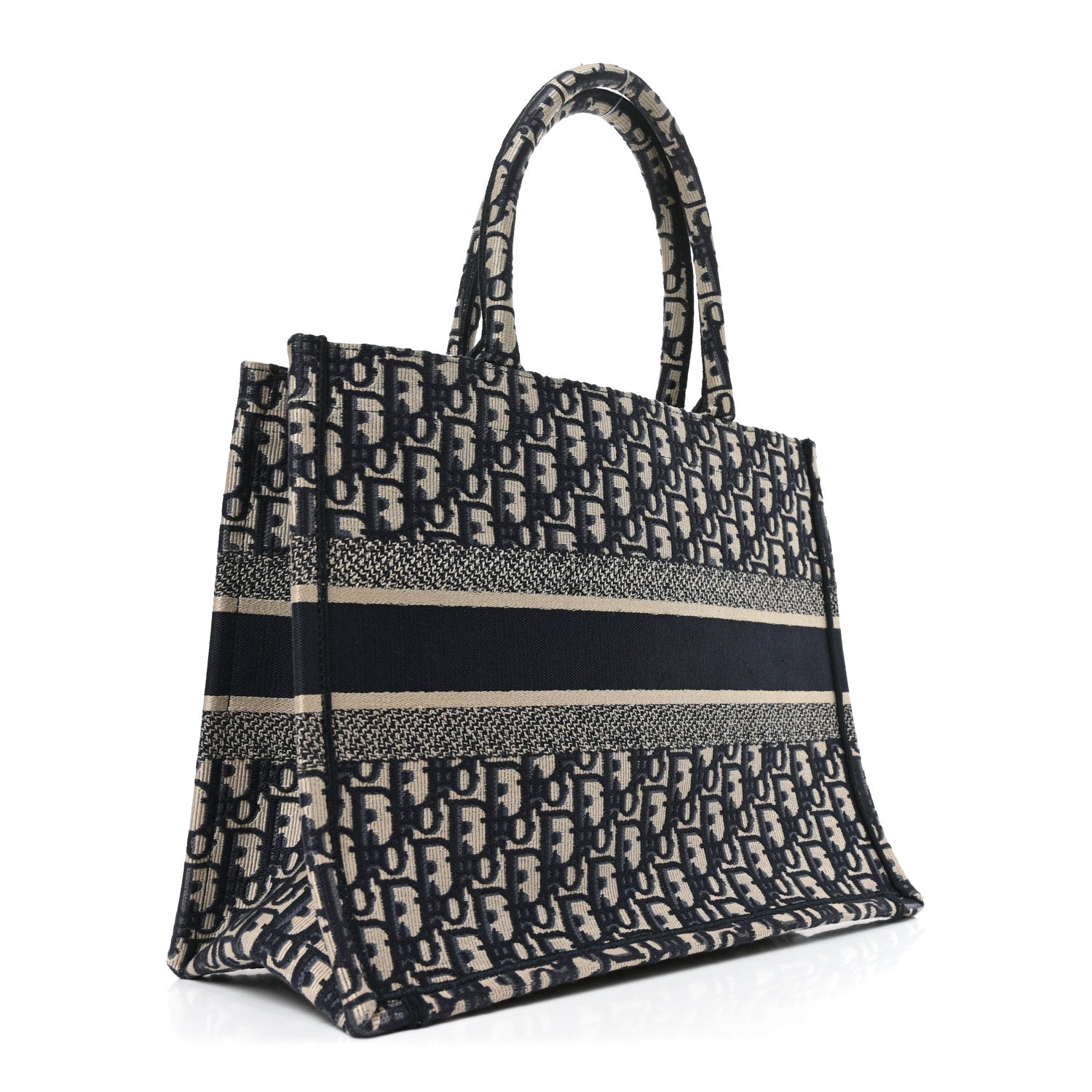 Dior Oblique Medium Book Tote Blue Multicolor