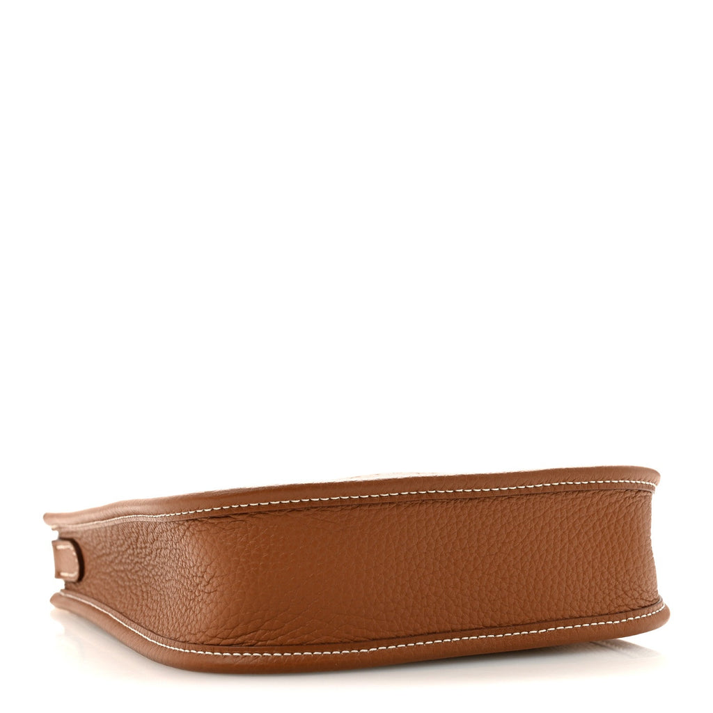 Hermès Taurillon Clemence Evelyne TPM Gold
