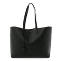 Saint Laurent Calfskin Large Shopping Tote Dark Green