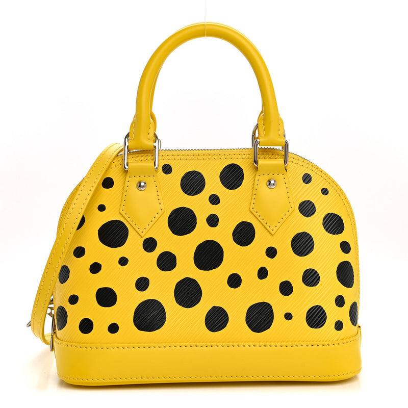 Louis Vuitton LV X YK Epi Alma BB Yellow Black