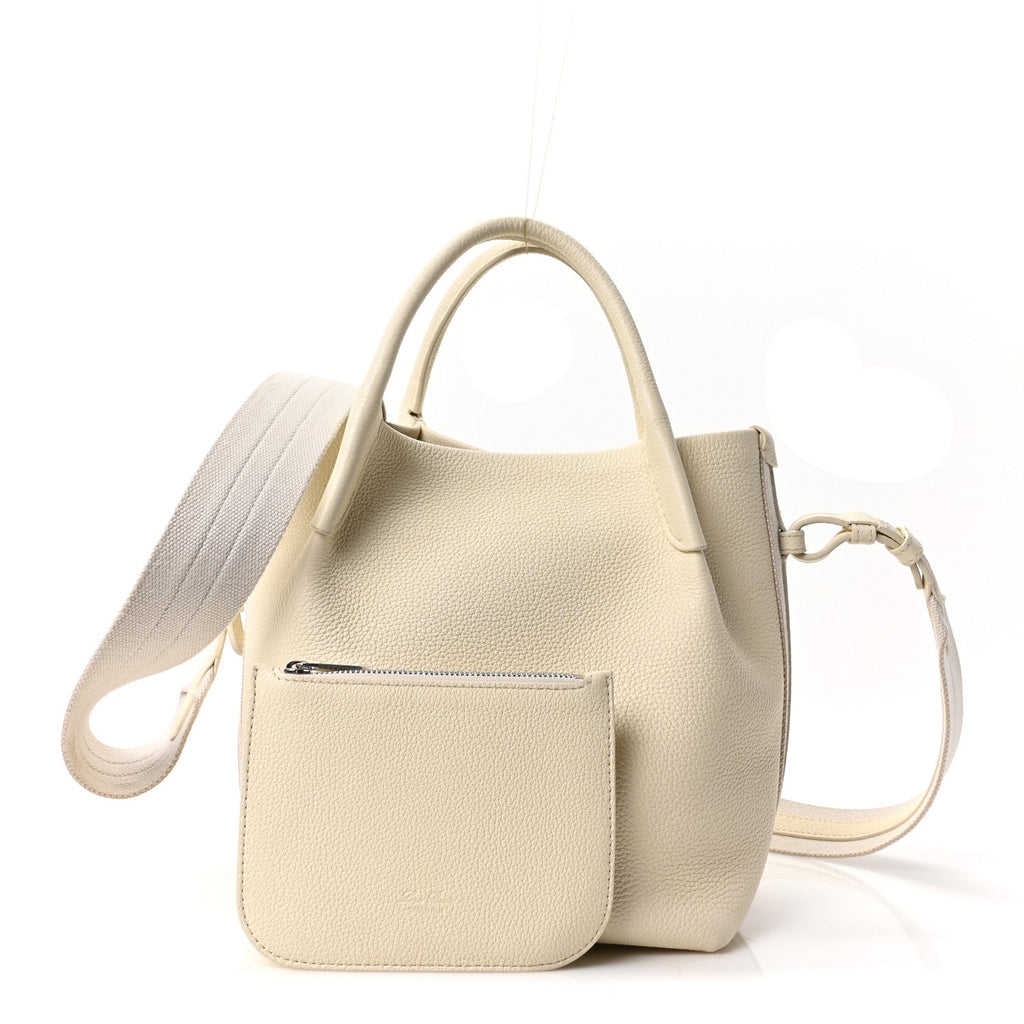 Loro Piana Small Bale Bag Whisper White side view