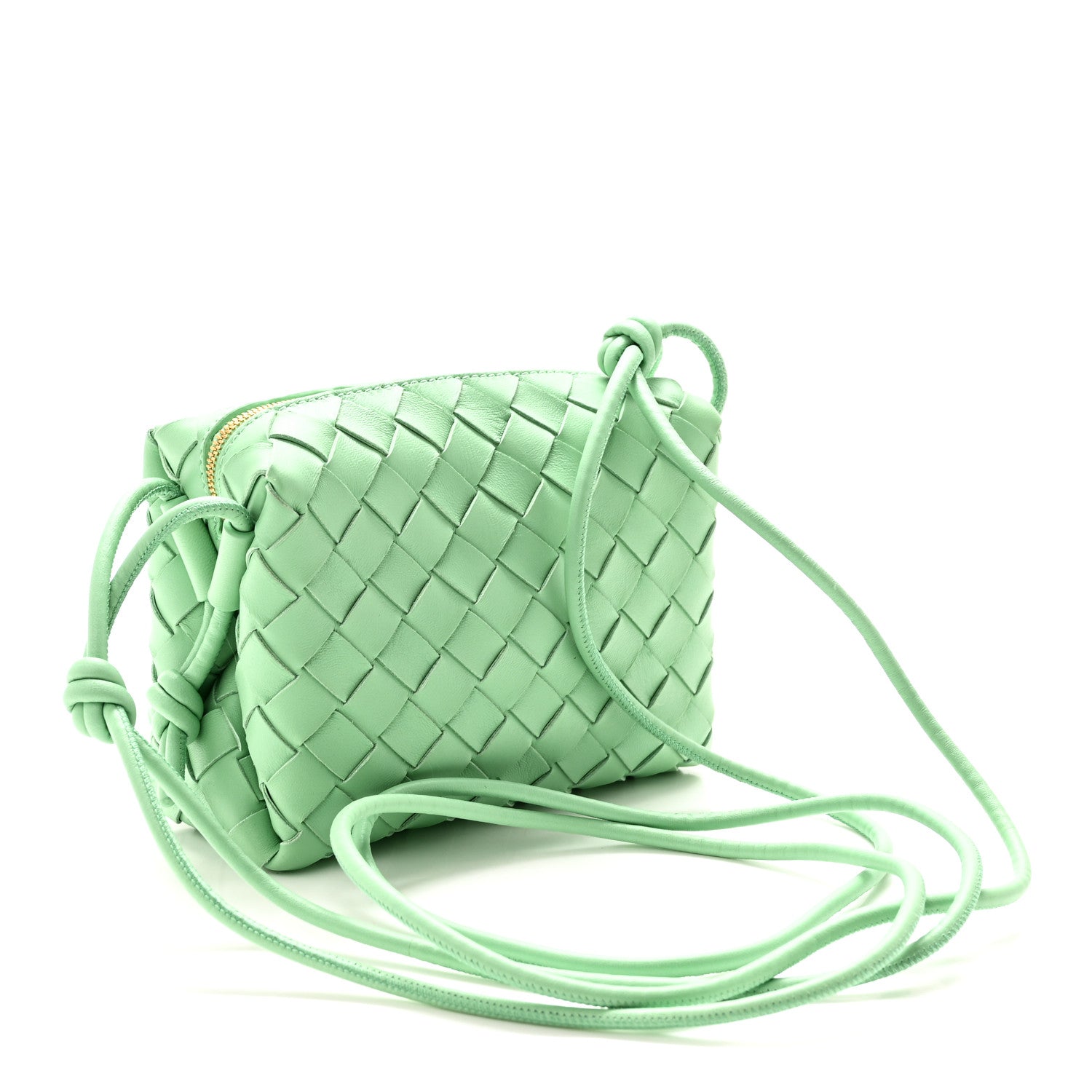 Bottega Veneta Nappa Intrecciato Mini Loop Camera Bag Siren