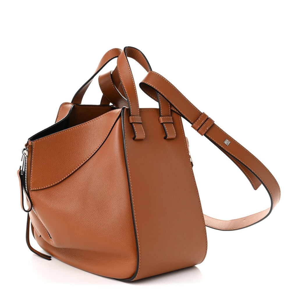 Loewe Calfskin Small Hammock Shoulder Bag Tan