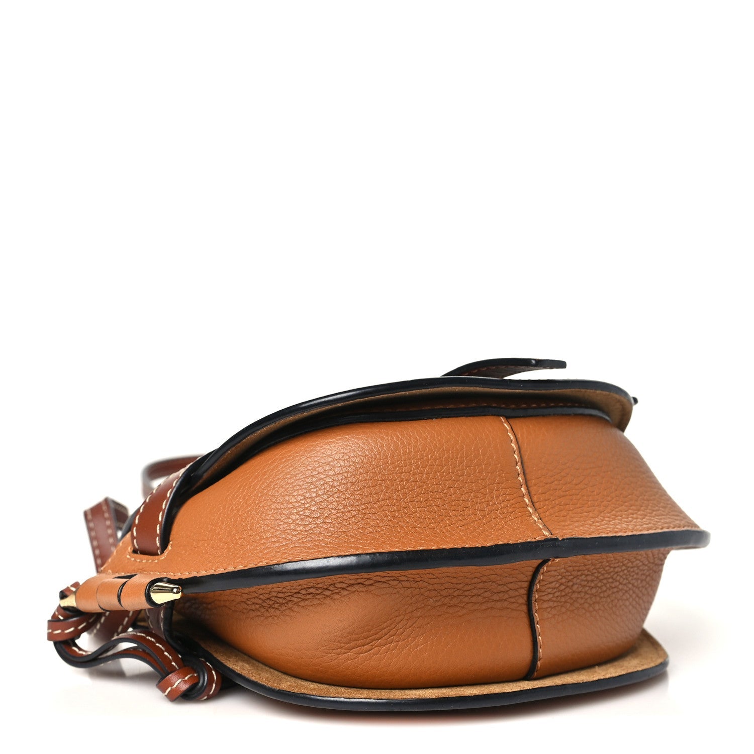 Loewe Grained Calfskin Mini Gate Crossbody Bag Caramel Pecan