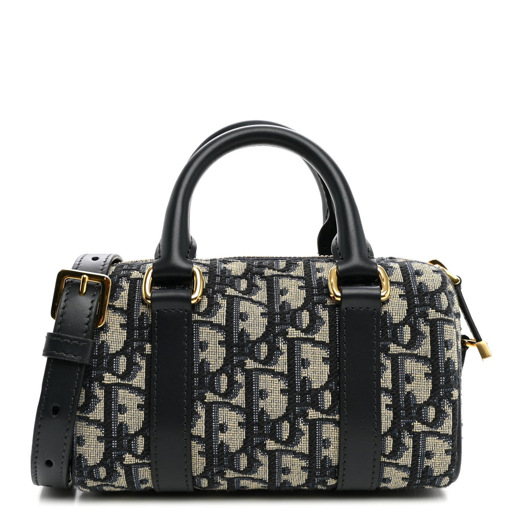 Dior Oblique Nano Groove 17 Bag Blue