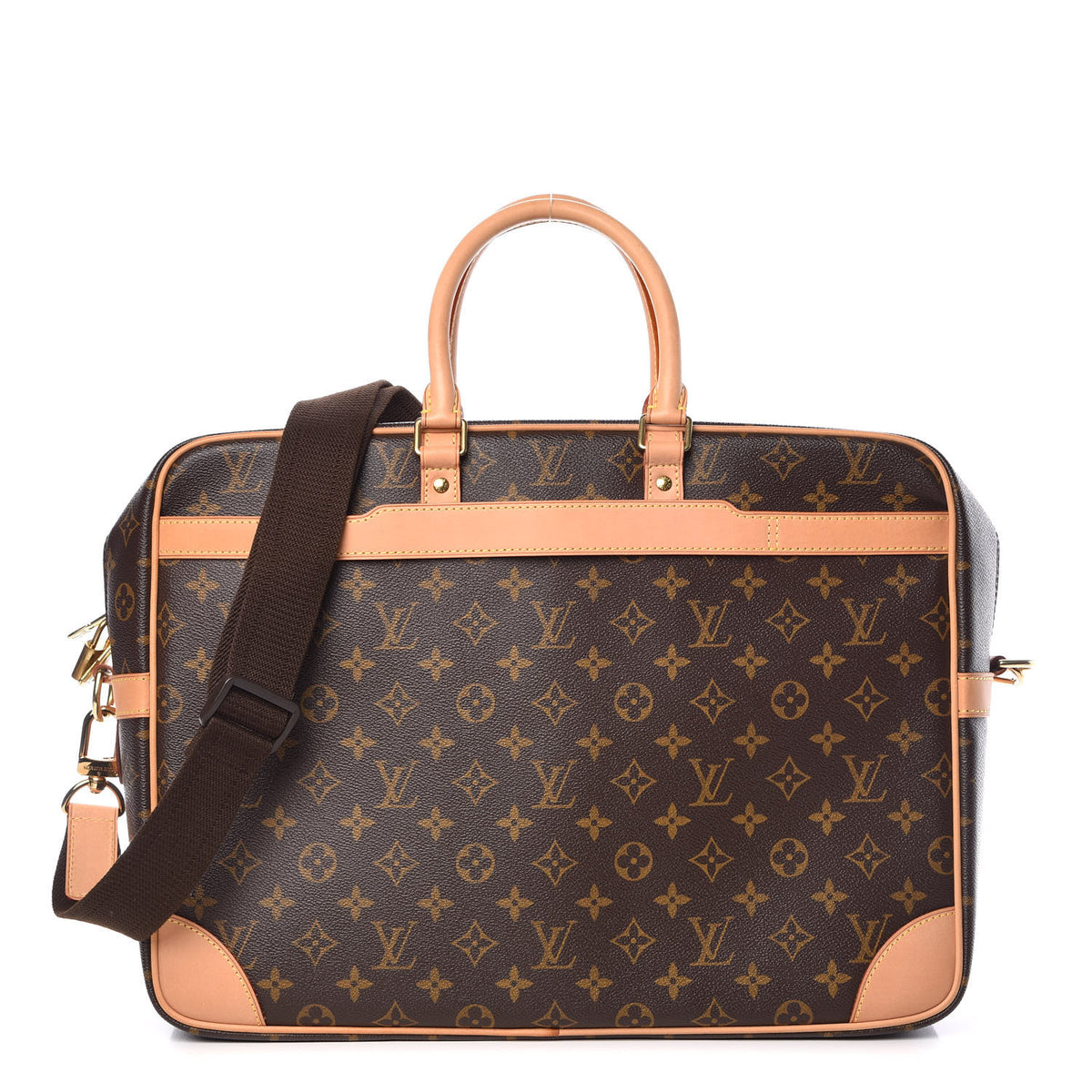 Louis Vuitton Porte Documents Voyage GM Monogram front view