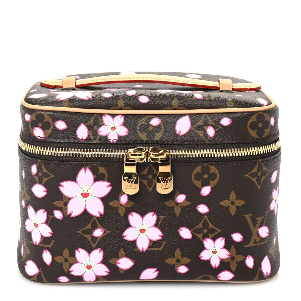 Louis Vuitton LV X TM Monogram Cherry Blossom Nice Mini Sakura Brown