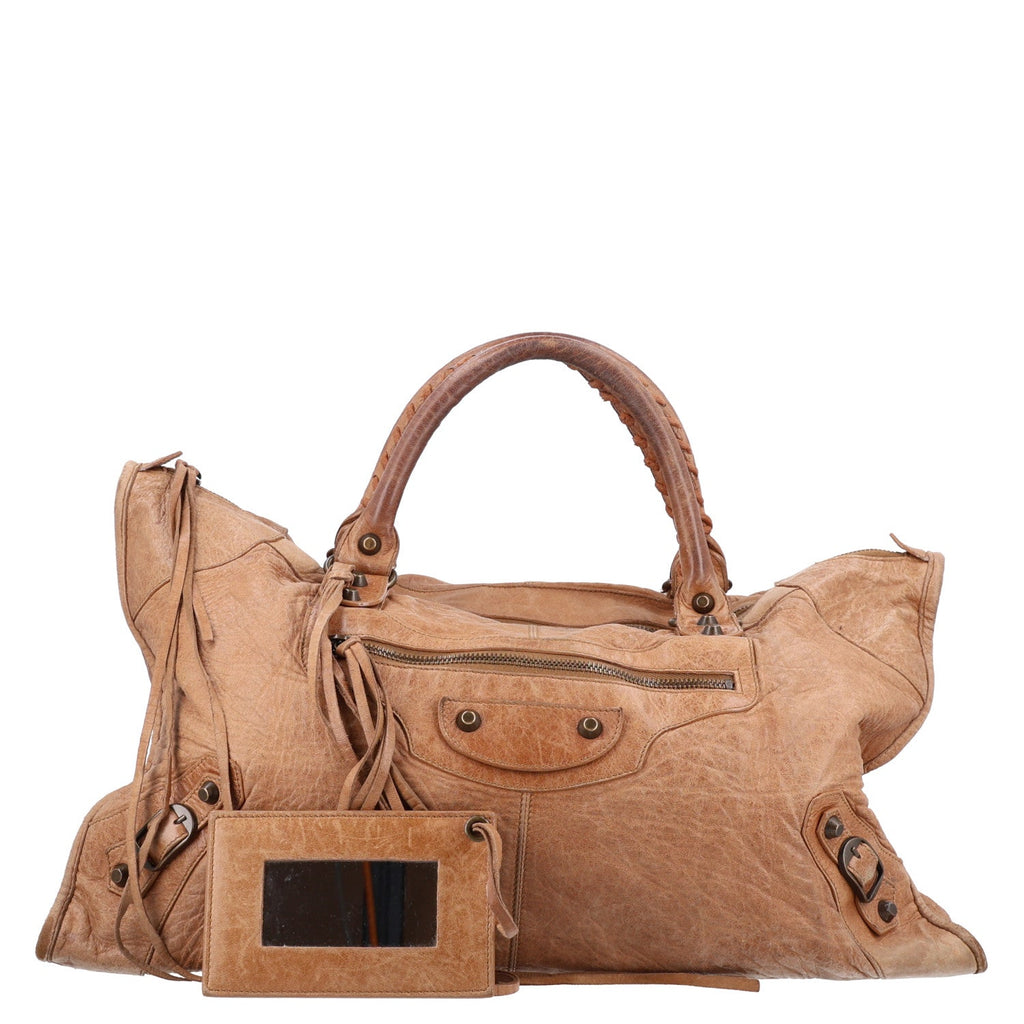 Balenciaga Agneau Classic Hardware Work Cumin