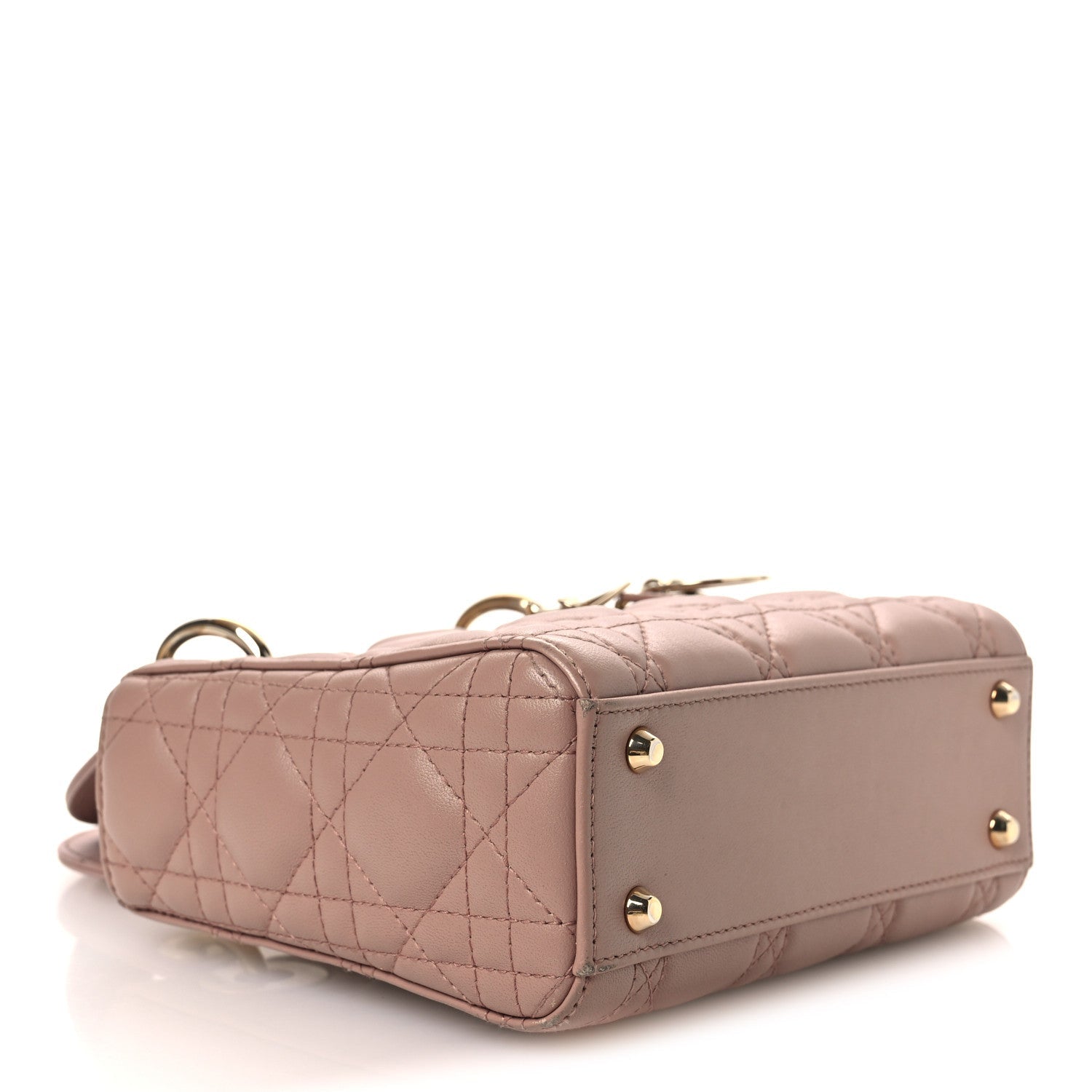 Dior Lambskin Cannage Mini Lady Dior Blush