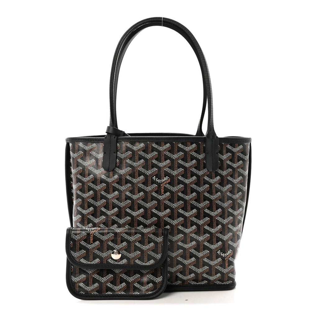 Goyard Goyardine Reversible Mini Anjou Black