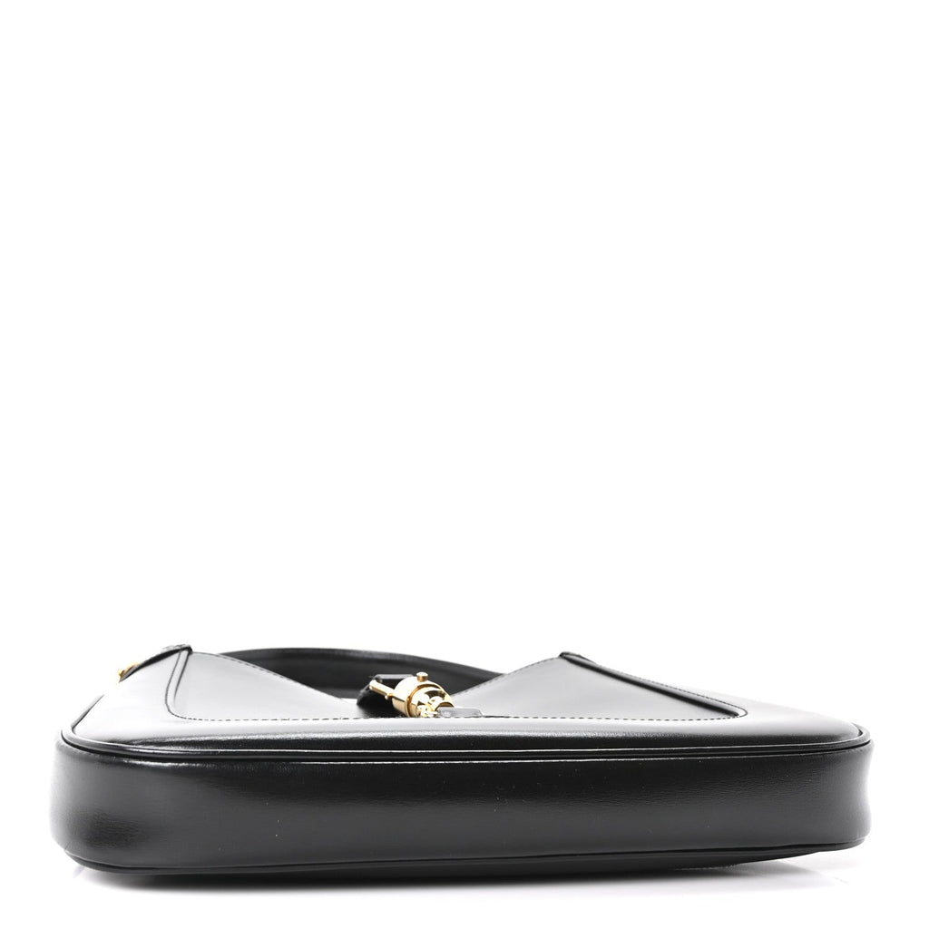 Gucci Boarded Dyana Lux Calfskin Small Jackie 1961 Hobo Black