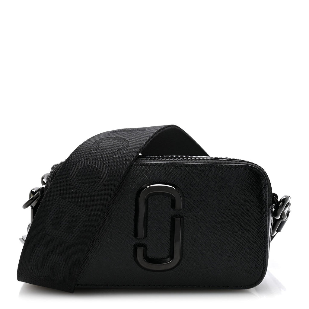 Saffiano Snapshot Camera Bag Black