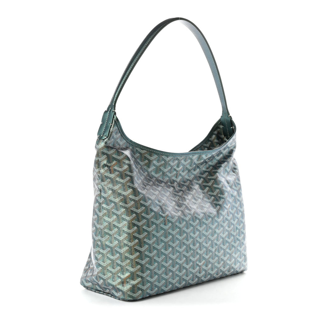 Goyard Iridescent Goyardine Boheme Hobo Pearly Green