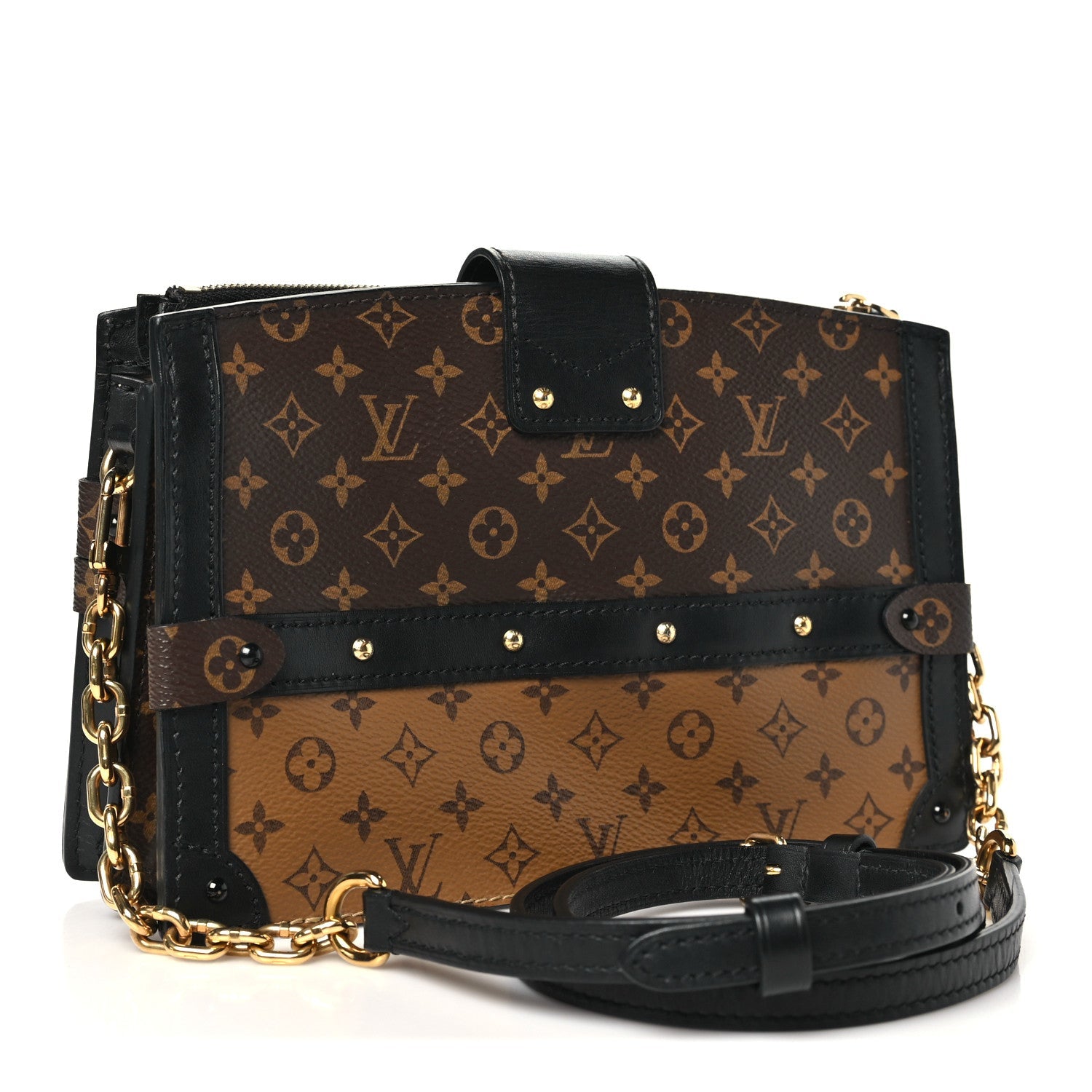 Louis Vuitton Reverse Monogram Trunk Clutch