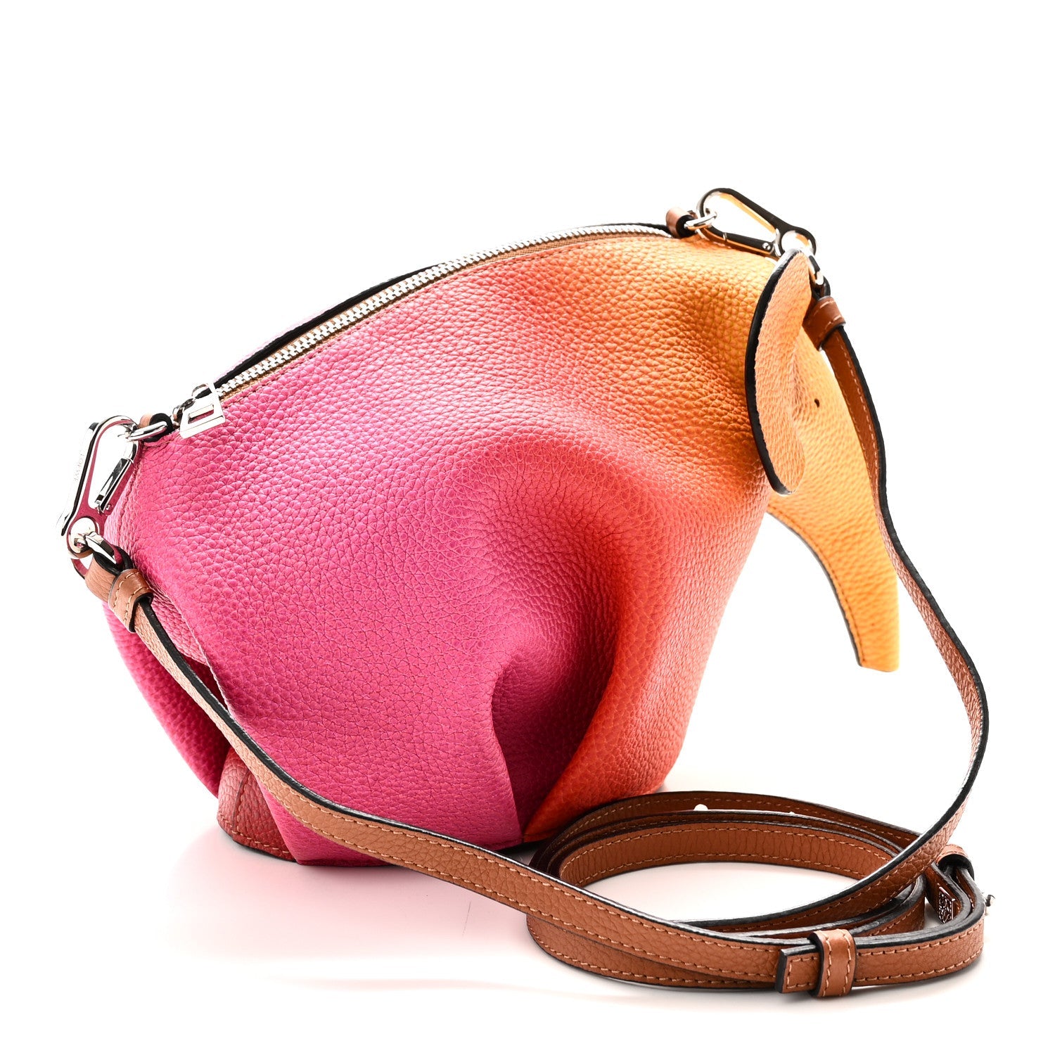 Loewe Calfskin Mini Elephant Crossbody Bag Ombre