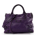 Balenciaga Agneau Classic Hardware Velo Dark Violet
