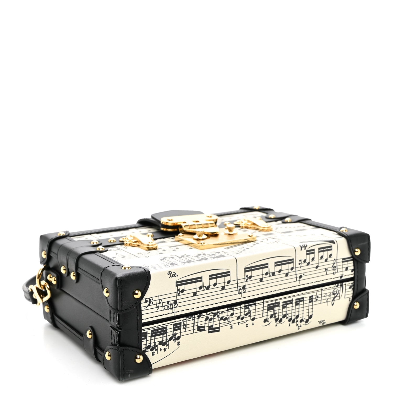 Louis Vuitton Calfskin LV Symphony Petite Malle White Black